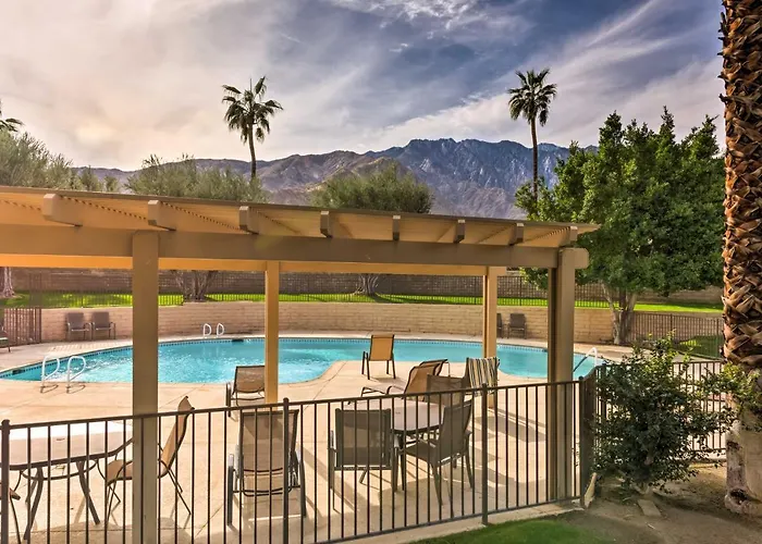 Palm Springs Retreat With Pool Access And Valley Views
