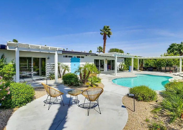 Mtn Views And Outdoor Oasis Palm Springs Getaway