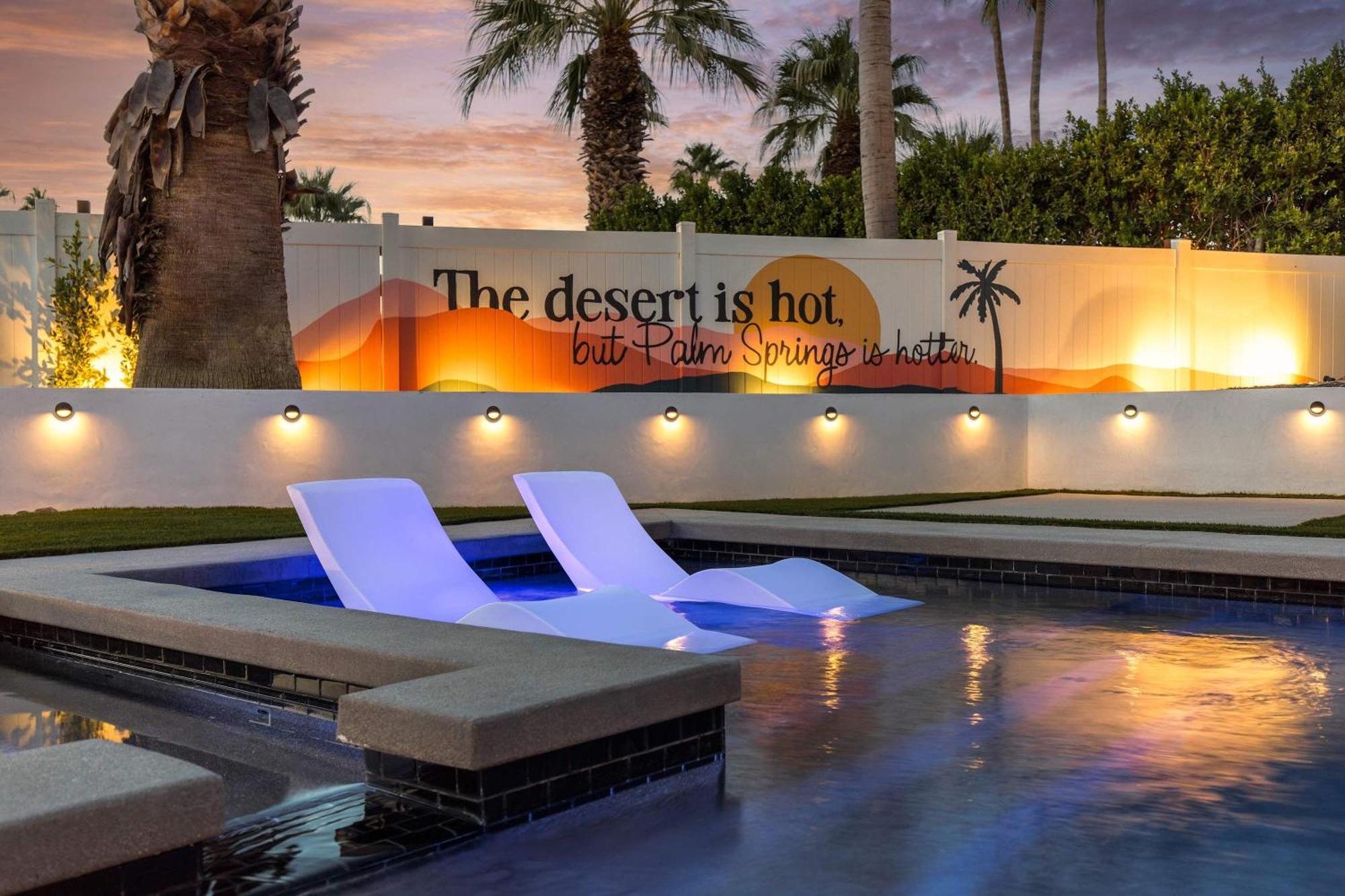 Sauna-bbq-golf-heatedpool Holiday home Palm Springs