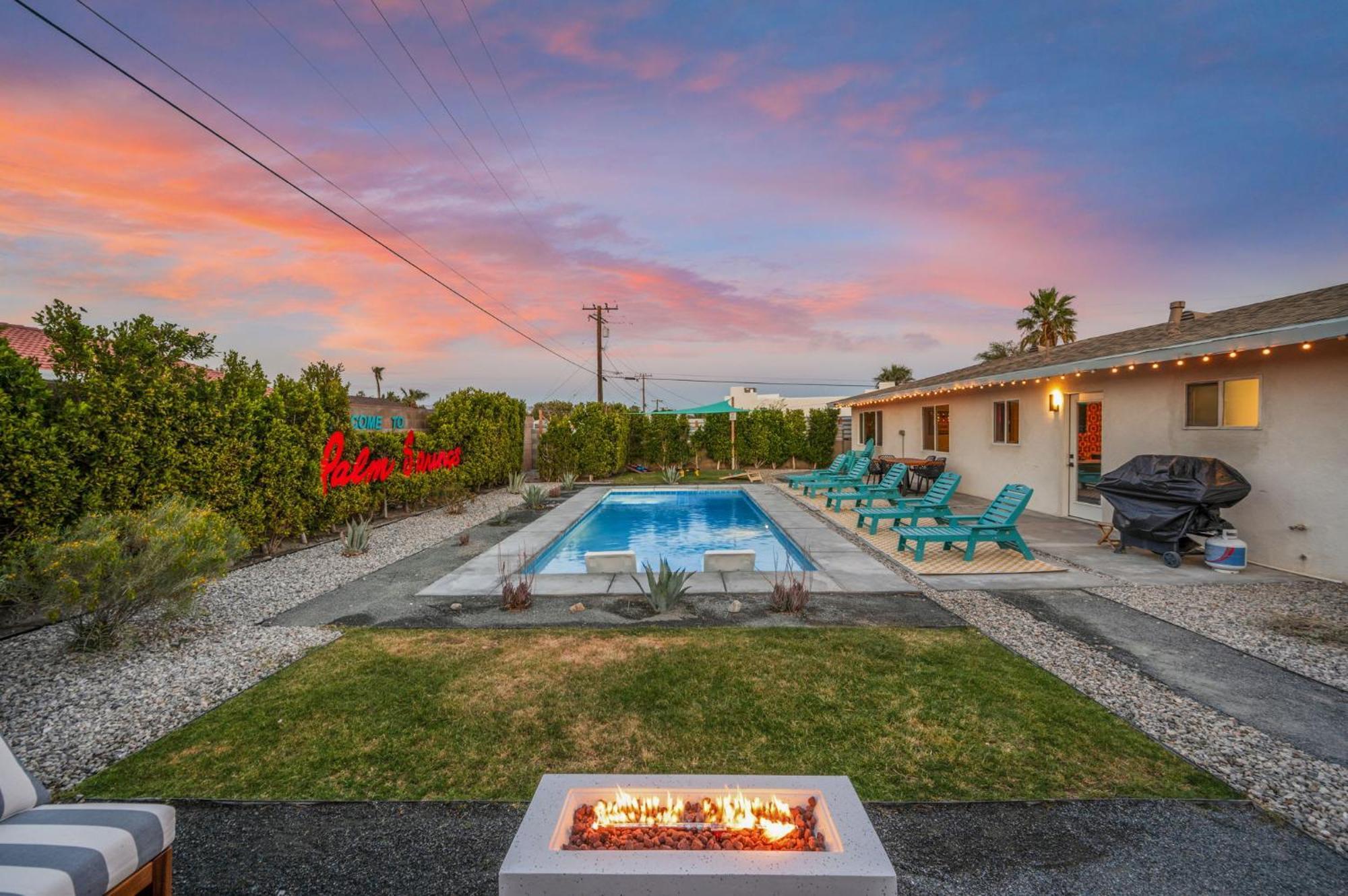 New Retro Escape 70's Vibes Wellness Game Palm Springs