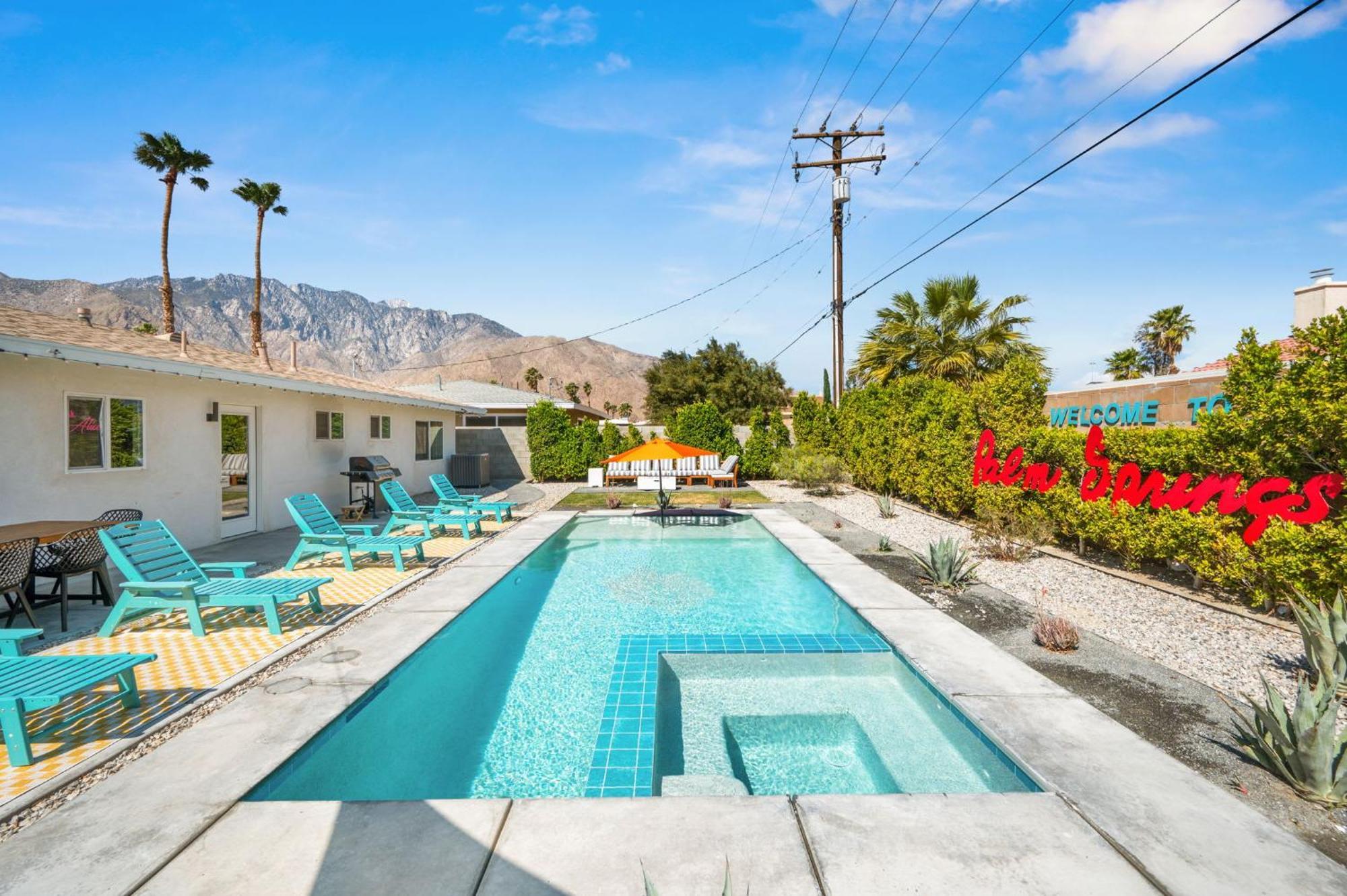 New Retro Escape 70's Vibes Wellness Game Palm Springs